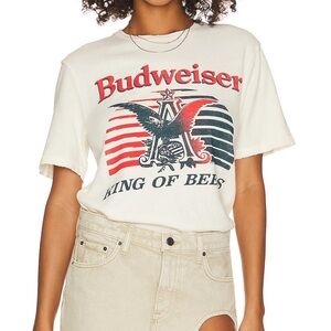 Junk Food Bud Lager beer tee
